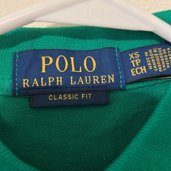 Polo by Ralph Lauren Green Classic Polo Shirt - Picture 5 of 6
